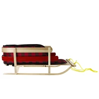 Wooden Sleigh XL with Pad Cover