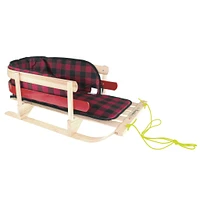 Wooden Sleigh XL with Pad Cover
