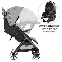 GOLD Otto Self-Folding Lightweight Travel Stroller - Moonstone Gray