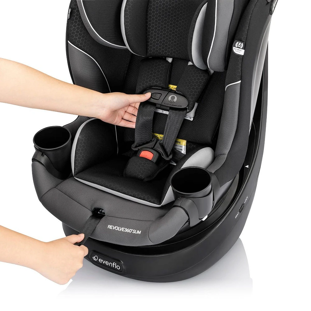 Siège d’Auto 2-en-1 Rotatif Slim Resolve360 - Noir Canton
