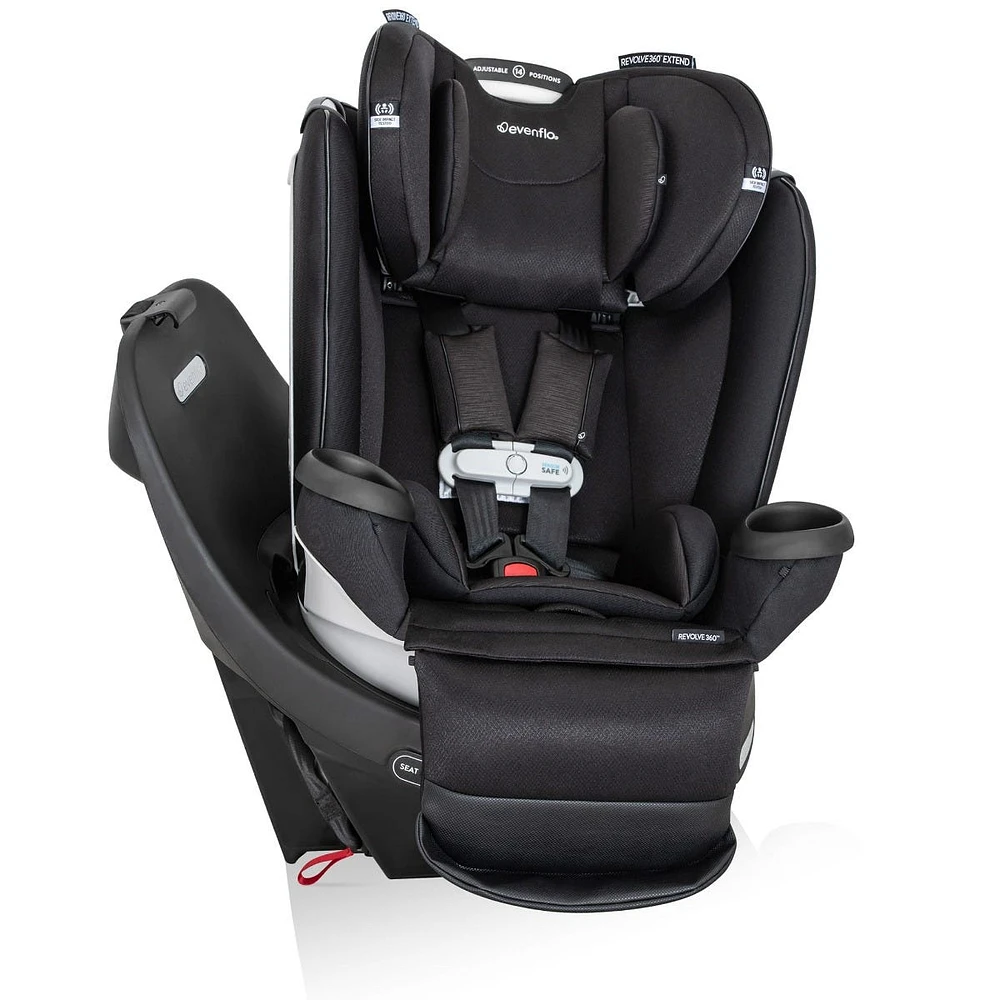 Siège d'Auto 3-en-1 Gold Revolve360 Extend avec SensorSafe - Onyx Noir