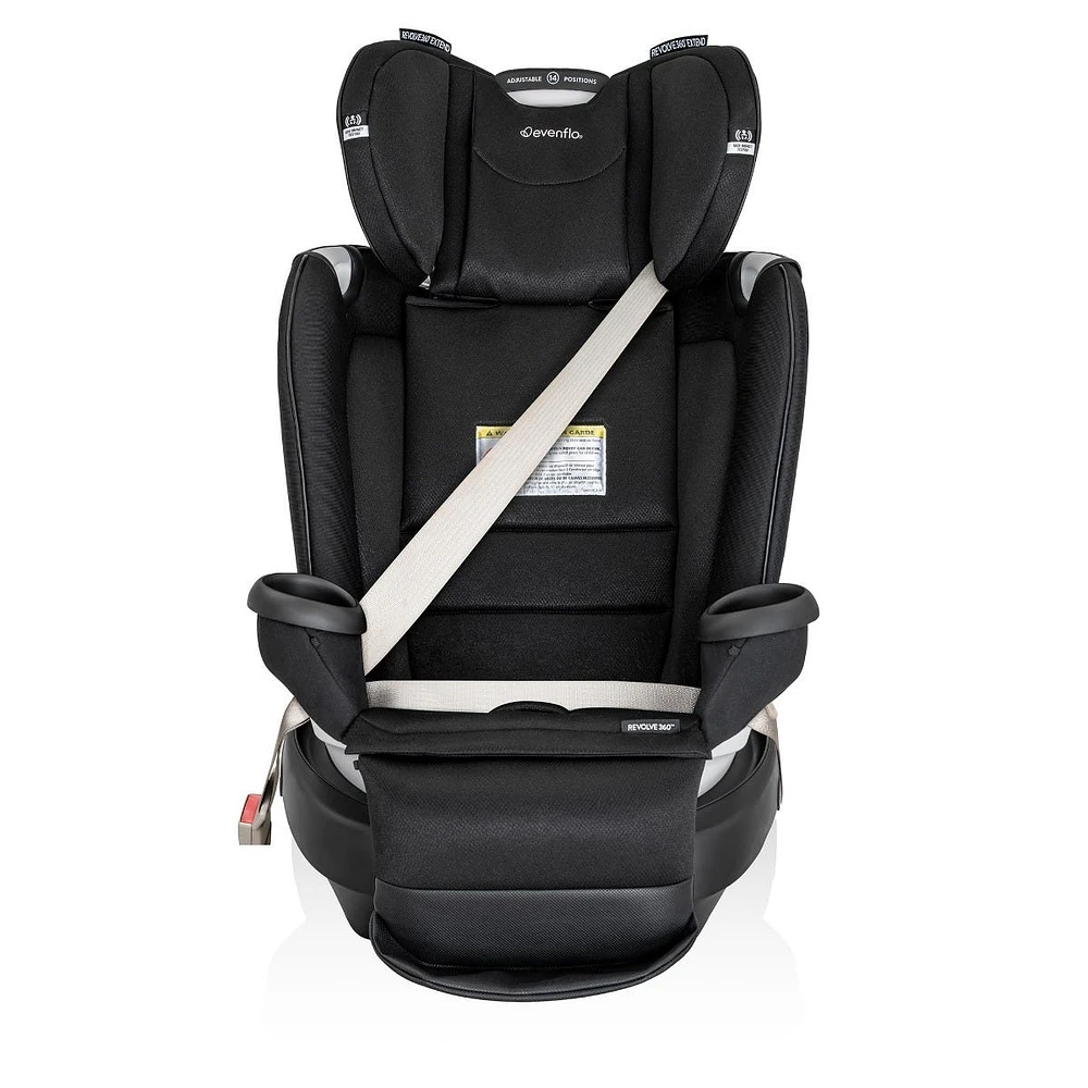Siège d'Auto 3-en-1 Gold Revolve360 Extend avec SensorSafe - Onyx Noir