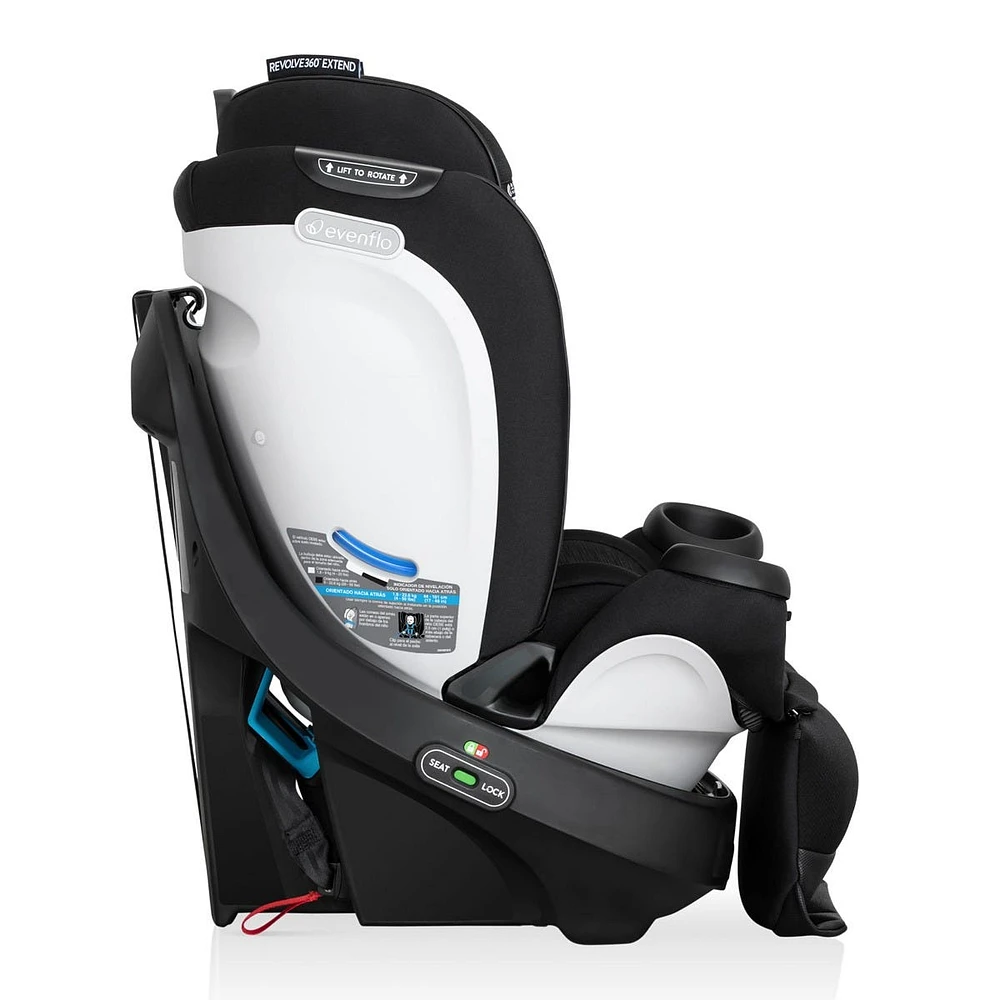 Siège d'Auto 3-en-1 Gold Revolve360 Extend avec SensorSafe - Onyx Noir