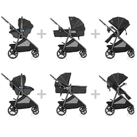 Shyft Intuiti+ Travel System with Revolve180 LiteMax NXT - Dubhan Black