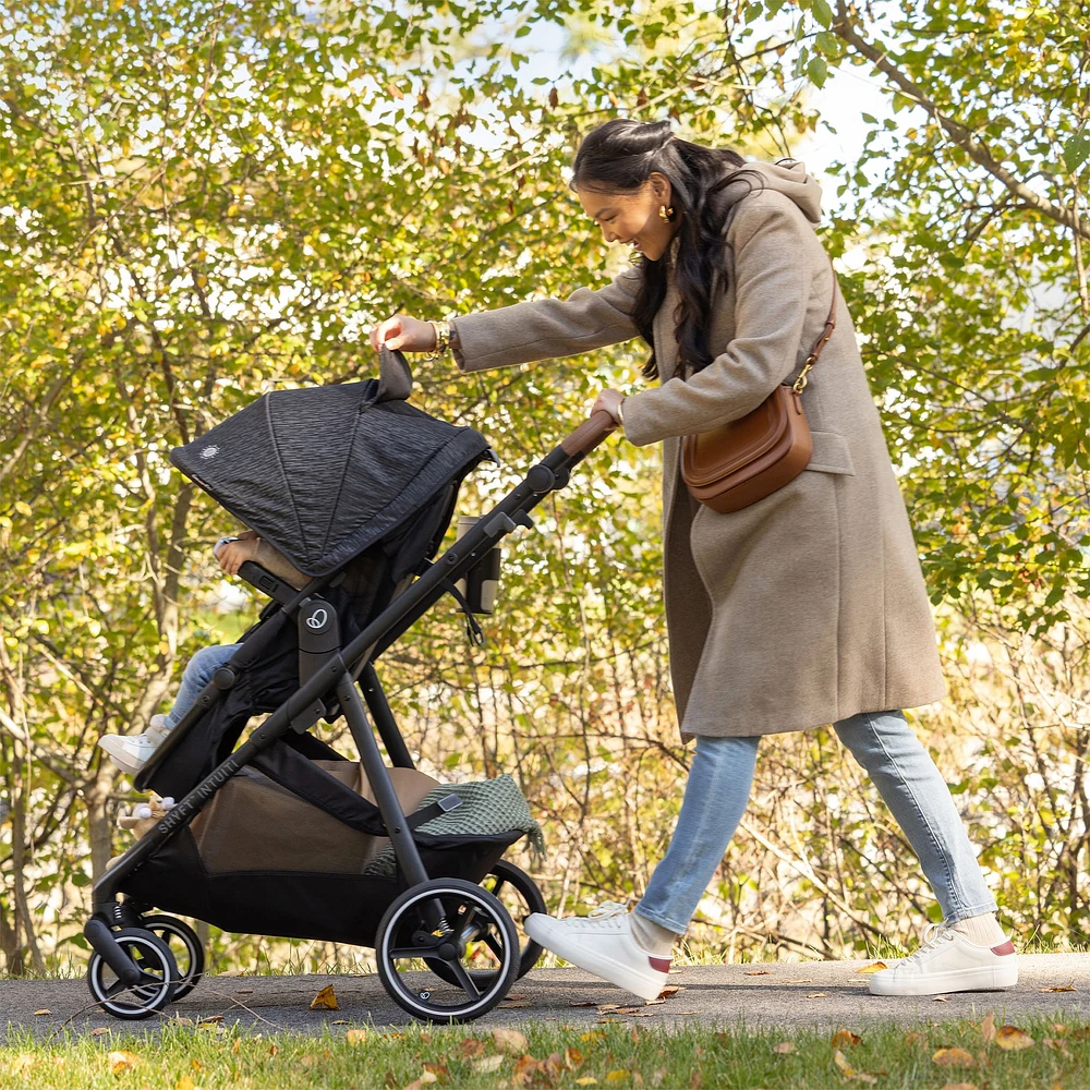 Shyft Intuiti Travel System with Revolve180 LiteMax NXT Car Seat - Black