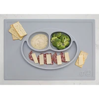 Napperon Assiette Antidérapant Happy Mat - Gris