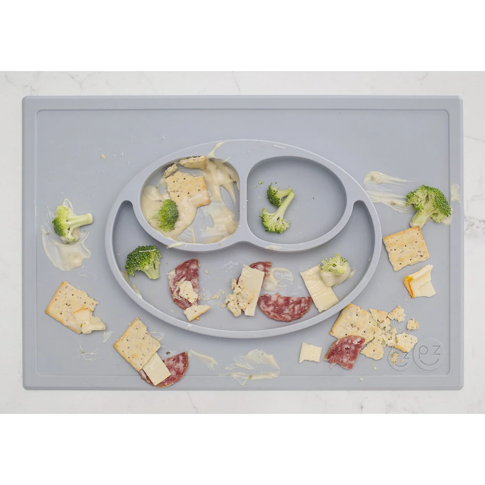 Napperon Assiette Antidérapant Happy Mat - Gris