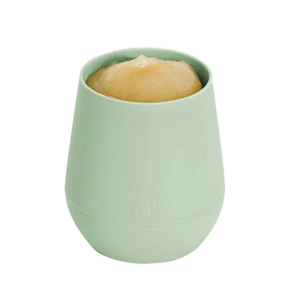 Verre d'Apprentissage en Silicone Tiny Cup - Sauge
