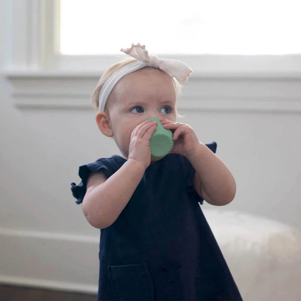 Verre d'Apprentissage en Silicone Tiny Cup - Sauge