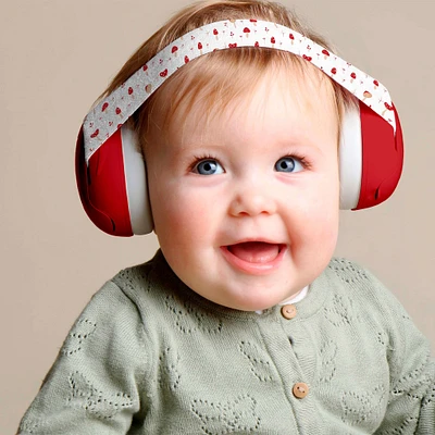 Baby Earmuffs - Scarlet Mushro