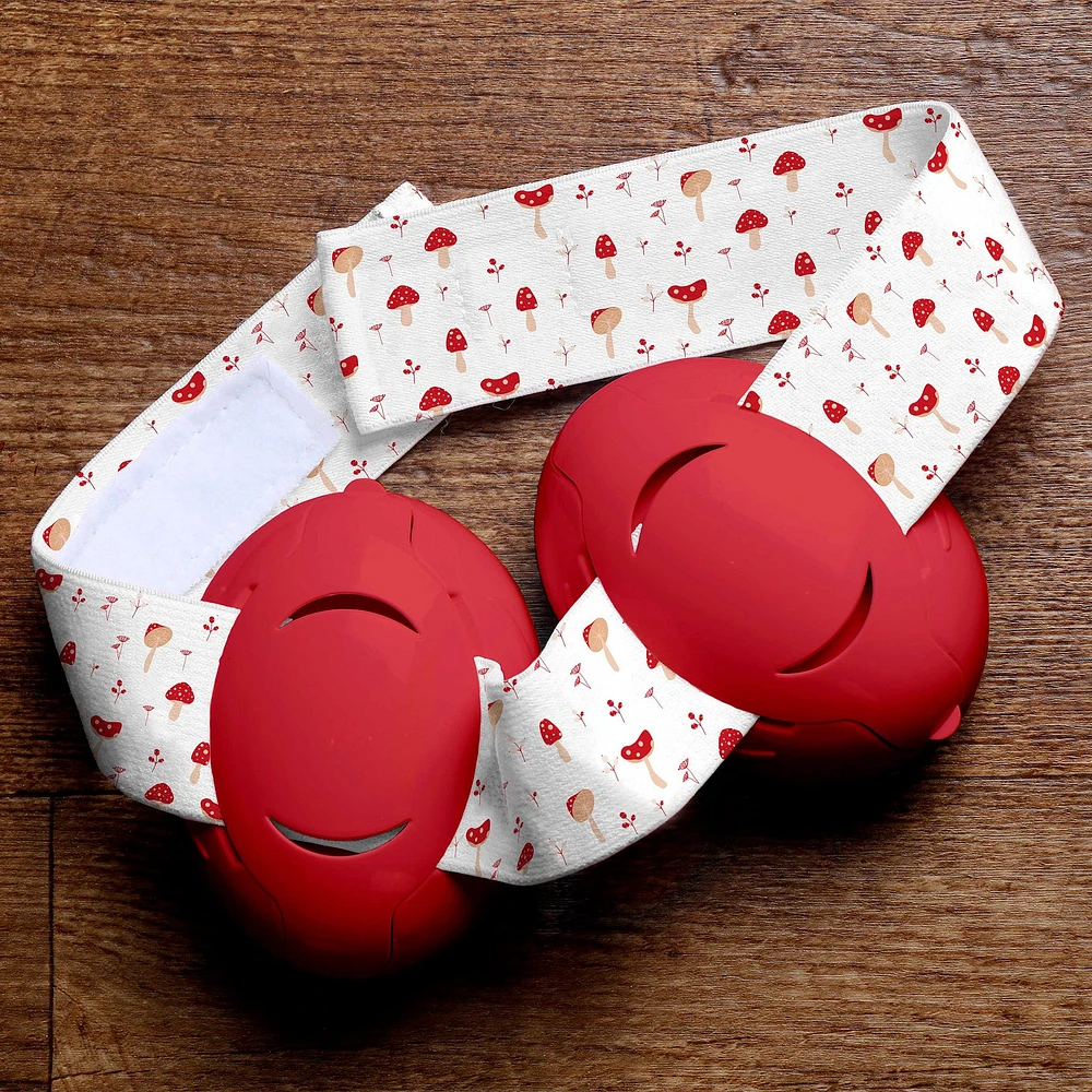 Baby Earmuffs - Scarlet Mushro