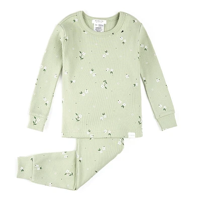 Pyjama Fleurs Oranges 12-24mois