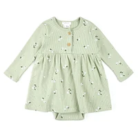 Robe Fleurs Oranges 3-24mois
