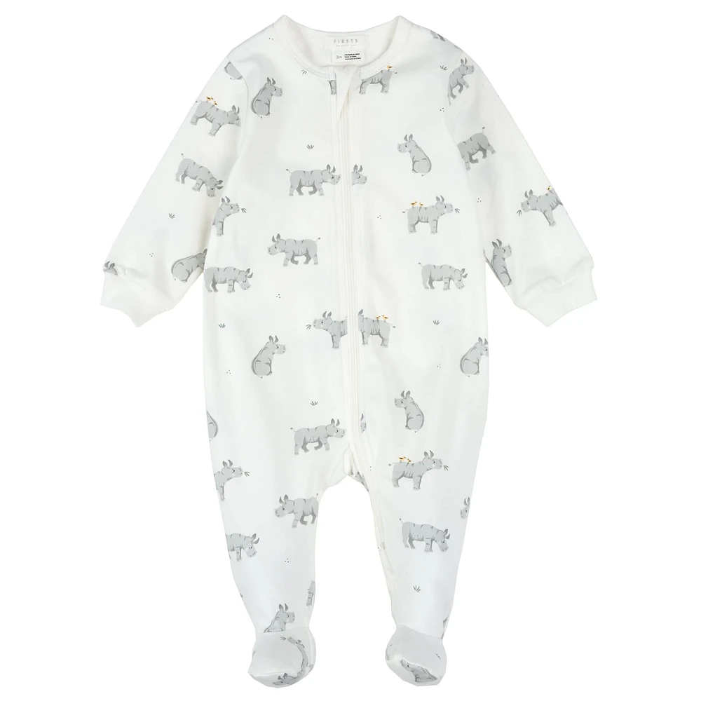 Pyjama Rhino Safari 0-12mois