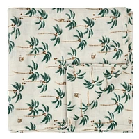 Palm Tree Muslin Swaddle