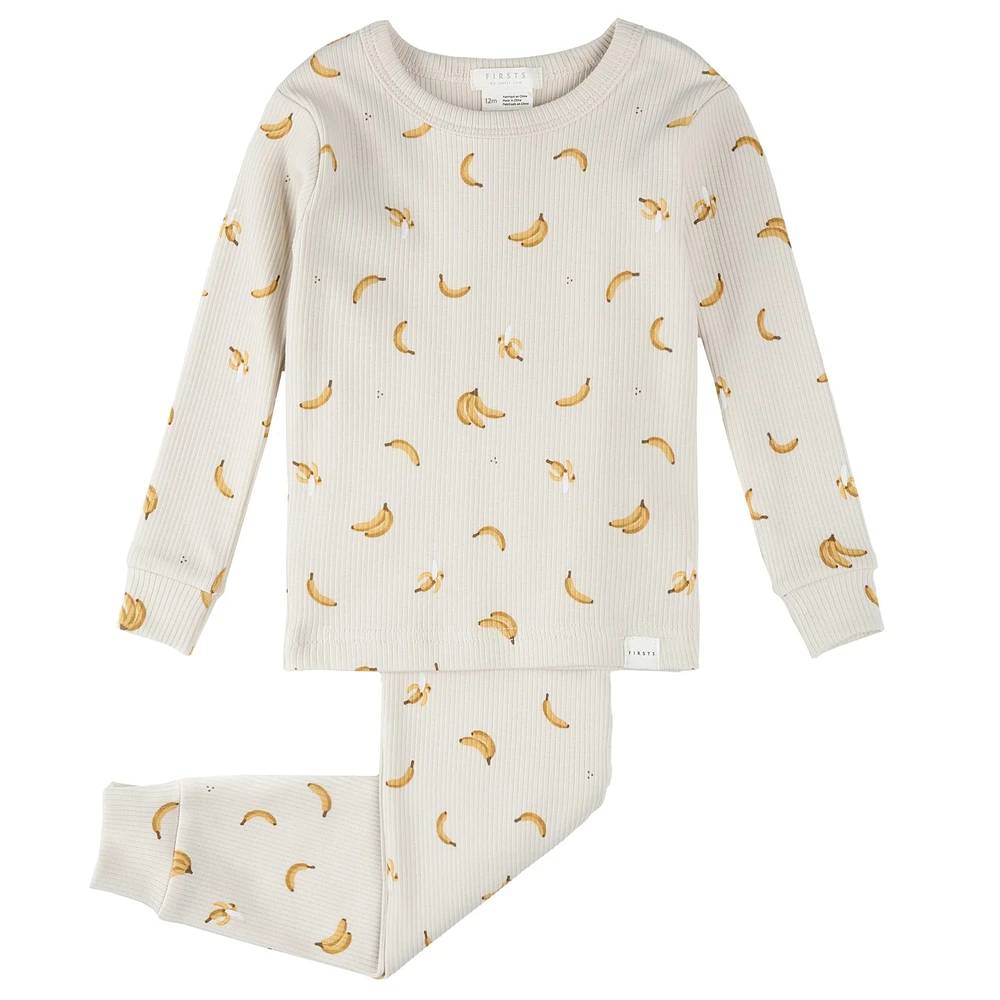 Banana PJ Set 12-24m