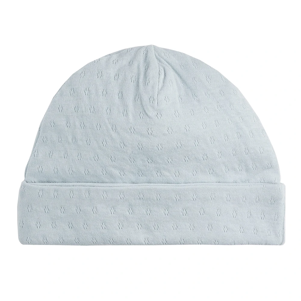 Chapeau Pointelle Bleu 0-9mois