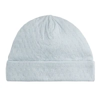 Chapeau Pointelle Bleu 0-9mois