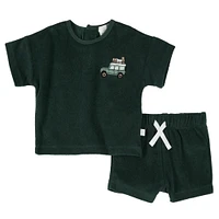 Ensemble Short Ratine Safari 3-24mois