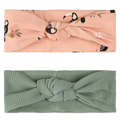 Toucan 2-Pack Headbands 0-12m