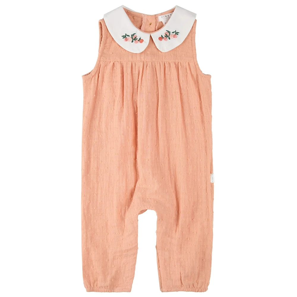 Toucan Gauze Jumpsuit 3-24m