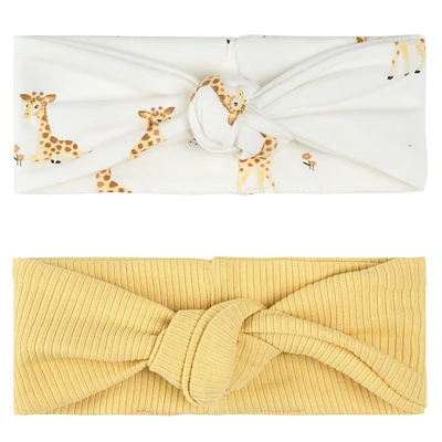 Giraffe 2-Pack Headbands 0-12m