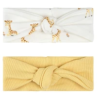 Giraffe 2-Pack Headbands 0-12m