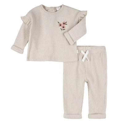 Flowers Waffle Set 3-24m
