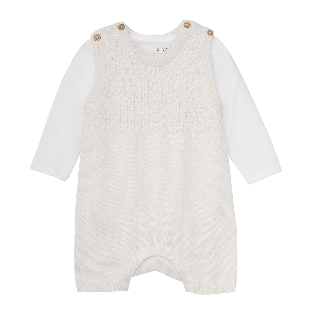 Knit Romper Set 3-24m