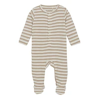 Stripe Rib Pajamas P-9m