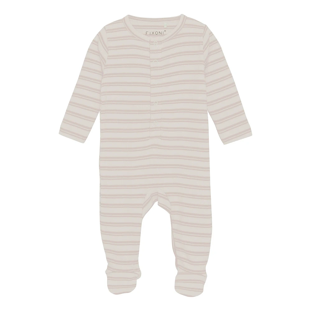 Stripe Rib Pajamas P-9m