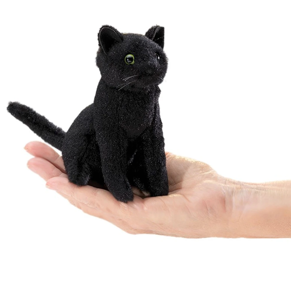 Finger Puppets - Mini Black Cat