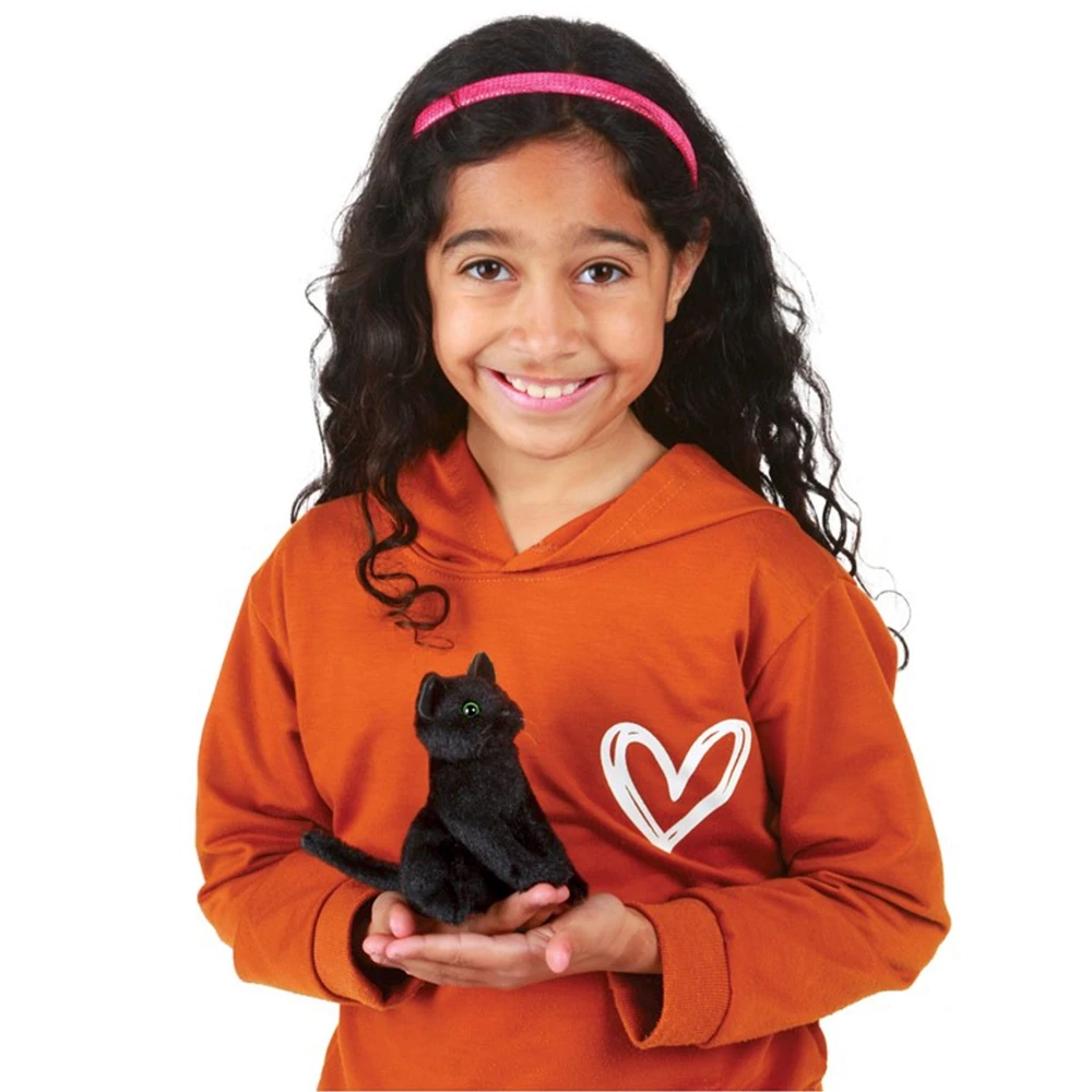 Finger Puppets - Mini Black Cat