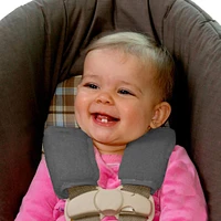 Car Seat Soft Straps - Gray