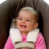 Car Seat Soft Straps - Ivory