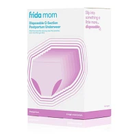 High-waist Disposable Postpartum Underwear (C-section and Vaginal Delivery) - Set of 8