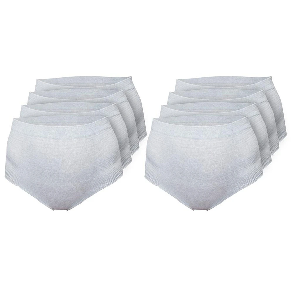 High-waist Disposable Postpartum Underwear (C-section and Vaginal Delivery) - Set of 8