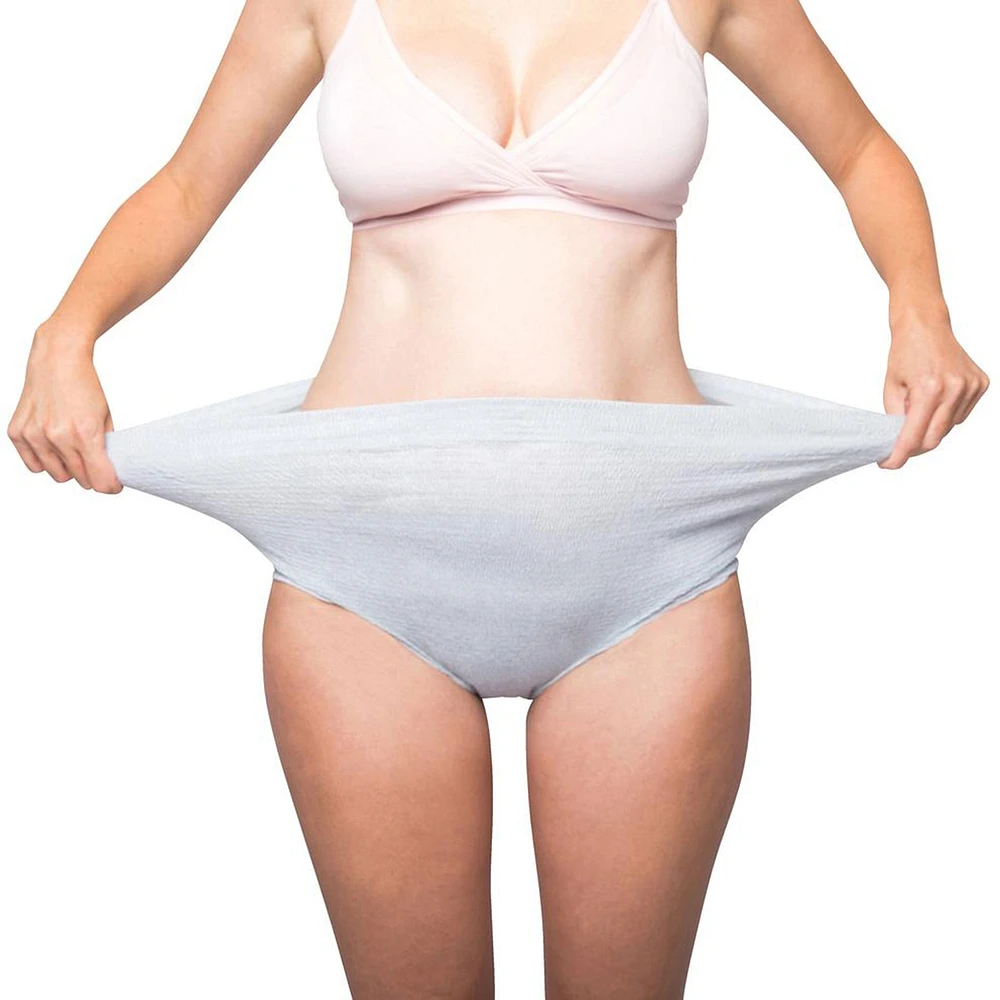 High-waist Disposable Postpartum Underwear (C-section and Vaginal Delivery) - Set of 8