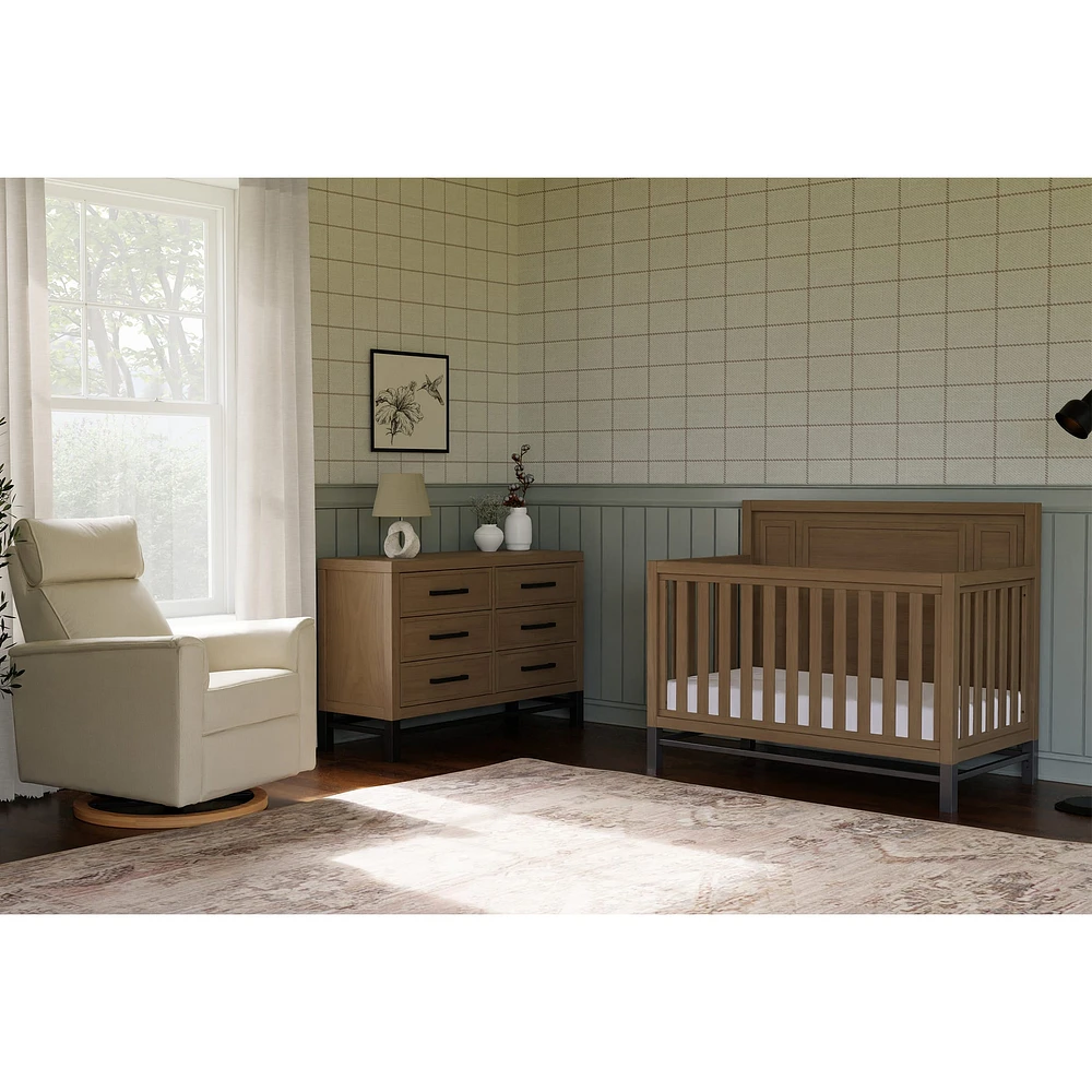 Couchette Convertible 4-en-1 Newbern - Bois