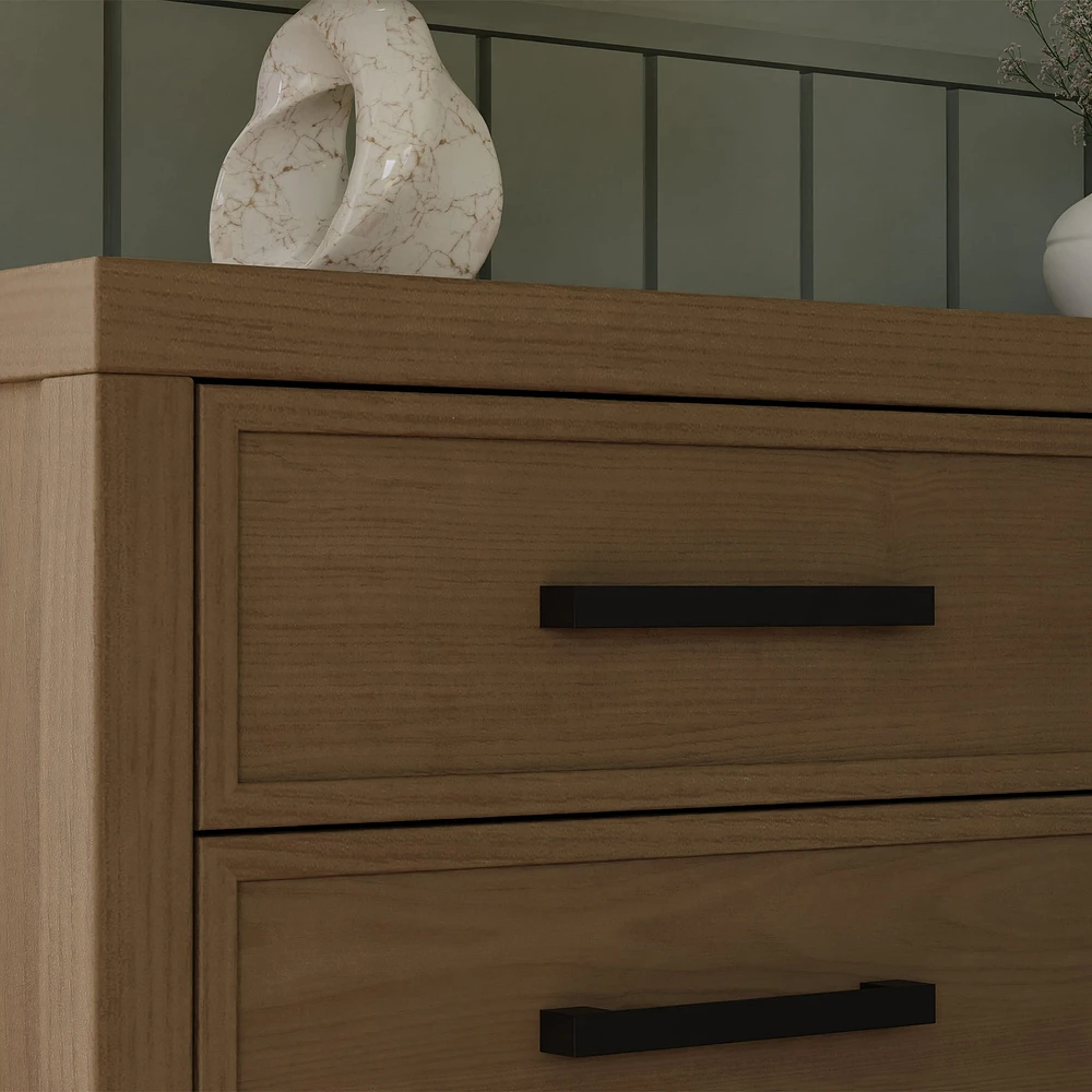 Newbern 6-Drawer Assembled Dresser - Driftwood