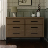 Newbern 6-Drawer Assembled Dresser - Driftwood
