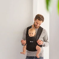 Embrace Cozy Newborn Carrier - Pure Black