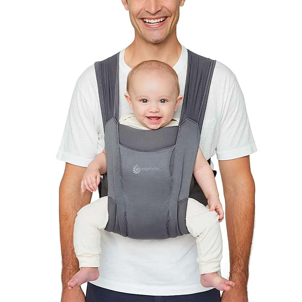 Embrace Mesh Newborn Carrier - Washed Black