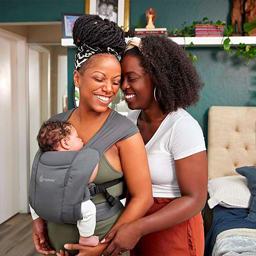 Embrace Mesh Newborn Carrier - Washed Black