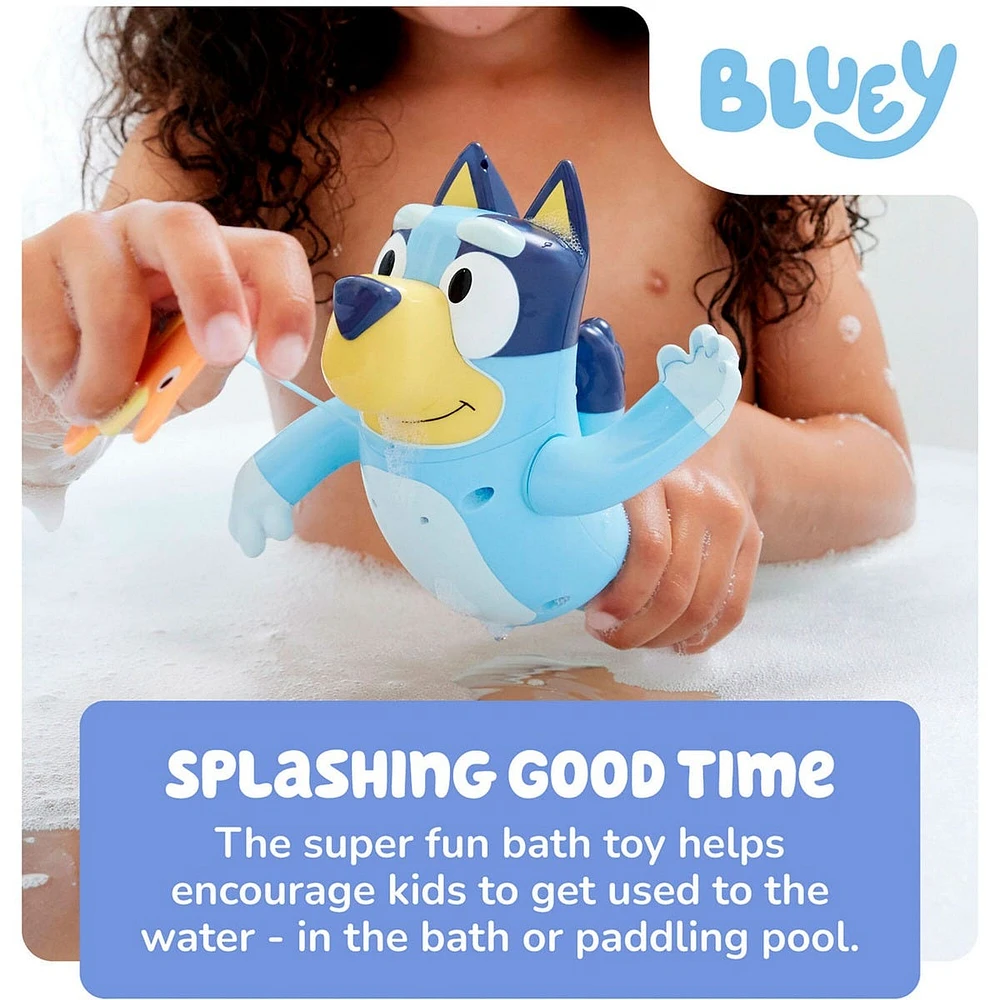Toomies Swimming Bluey Bath Toy with Seahorse