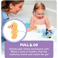 Toomies Swimming Bluey Bath Toy with Seahorse