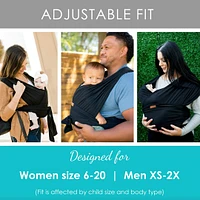 Agility Flex Stretch Baby Carrier - Black