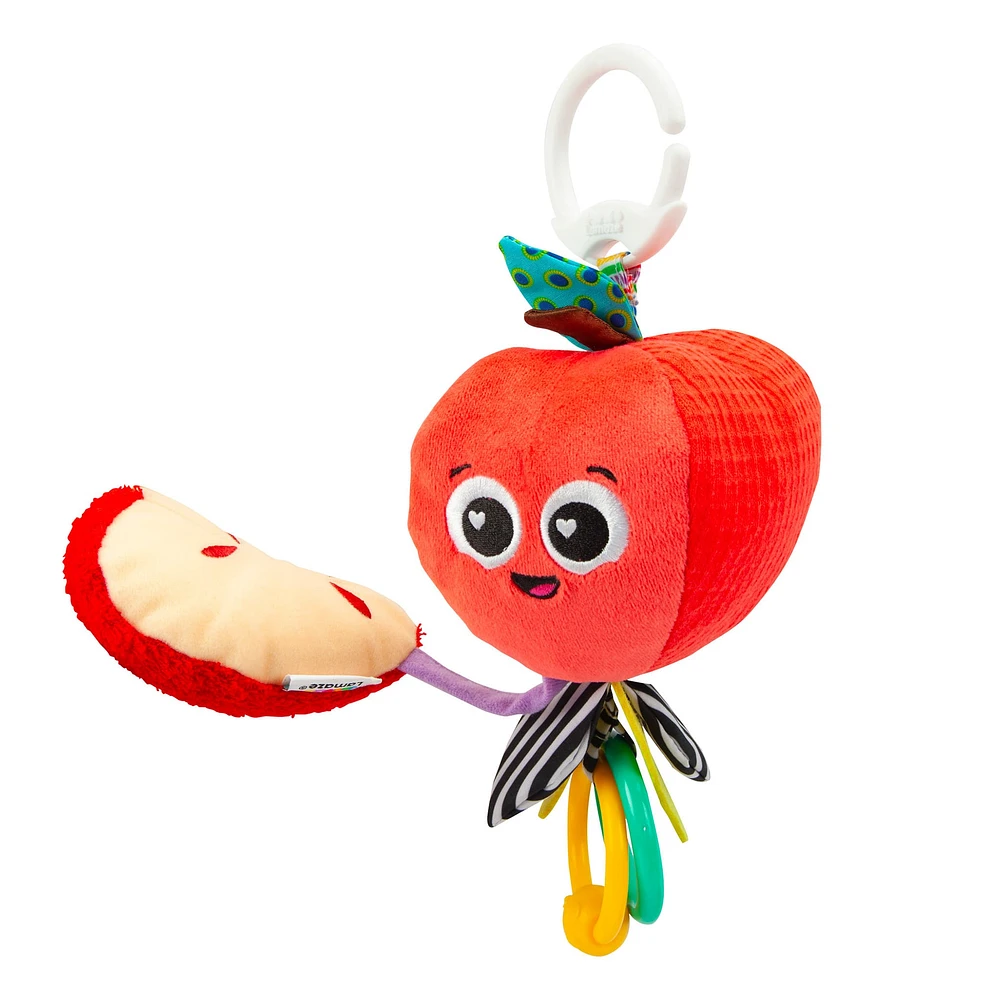Archer the Apple Clip & Go Baby Toy
