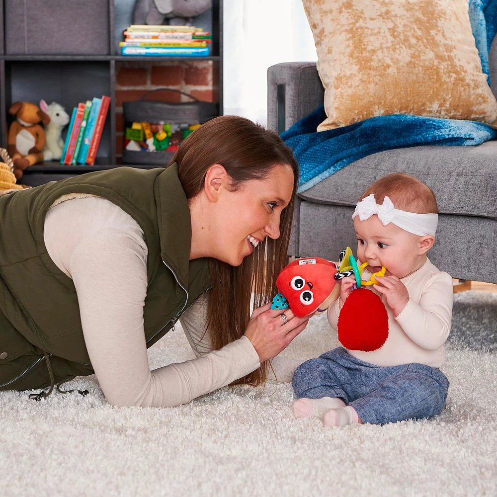 Archer the Apple Clip & Go Baby Toy