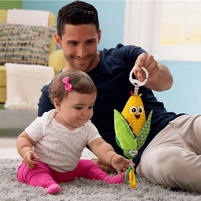 John Deere Clip & Go - Corn E. Cobb™ Baby Toy